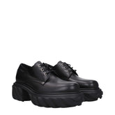 Black Leather Oxfords And Derbies